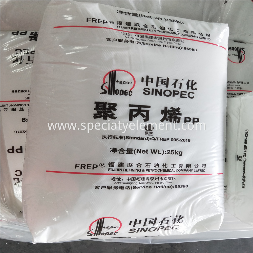 Homopolymer Polypropylene Resin Capacitor Staple Fiber